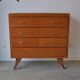 Chest of drawers vintage feet compass 1970