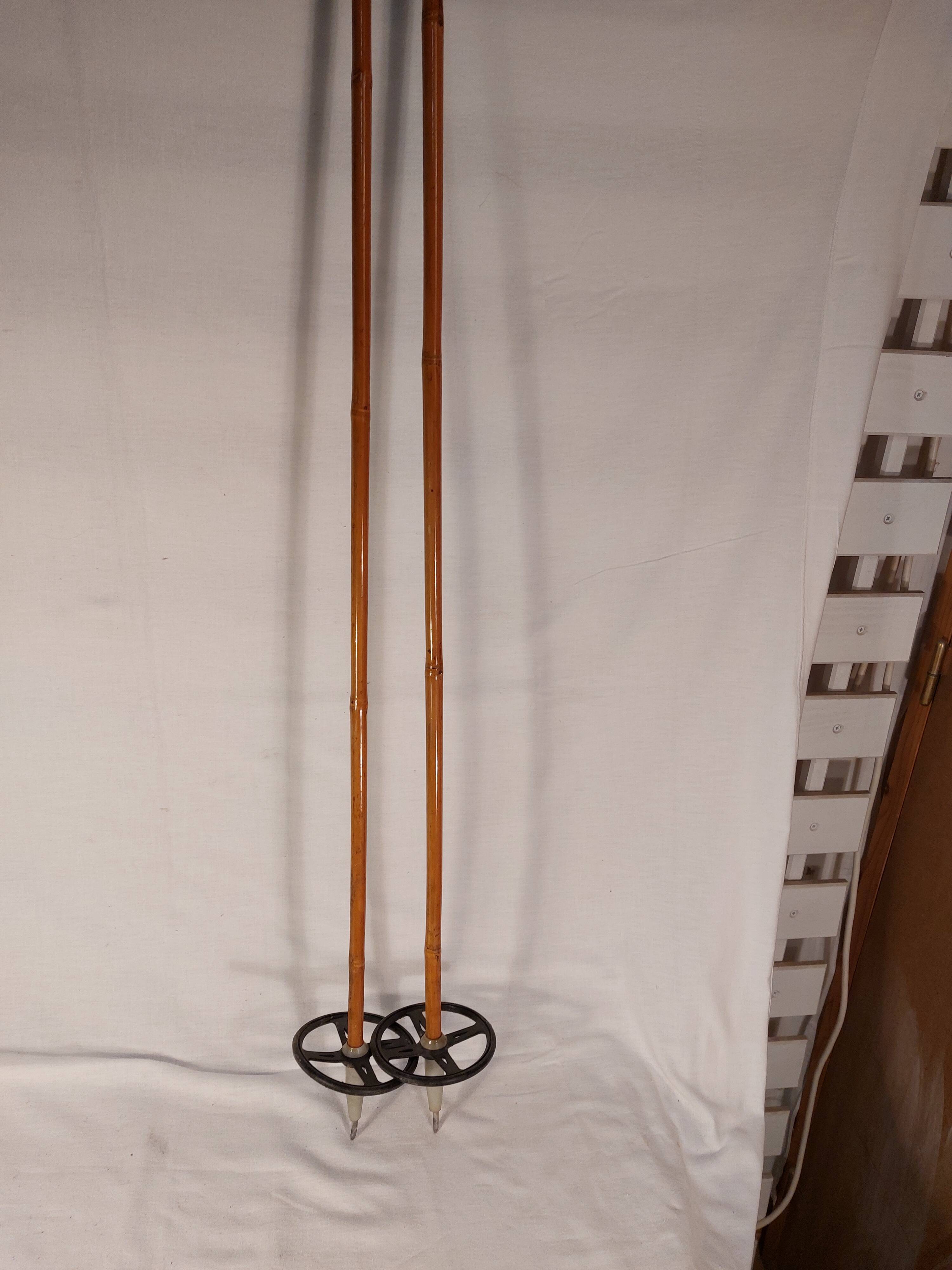 Pair of vintage VM-Staven Nordic ski poles