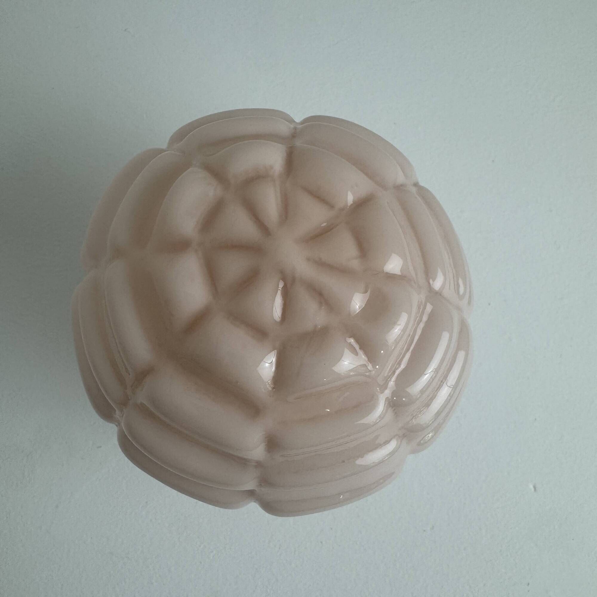 Antique small applique in opaline and art deco ceramic