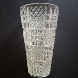 Vintage crystal large vase