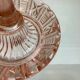Old pink ring glassware from Scailmont Belgium