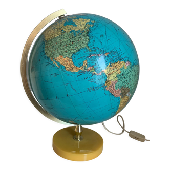 Globe vintage 1970 terrestre pvc jro verlag - 44 cm