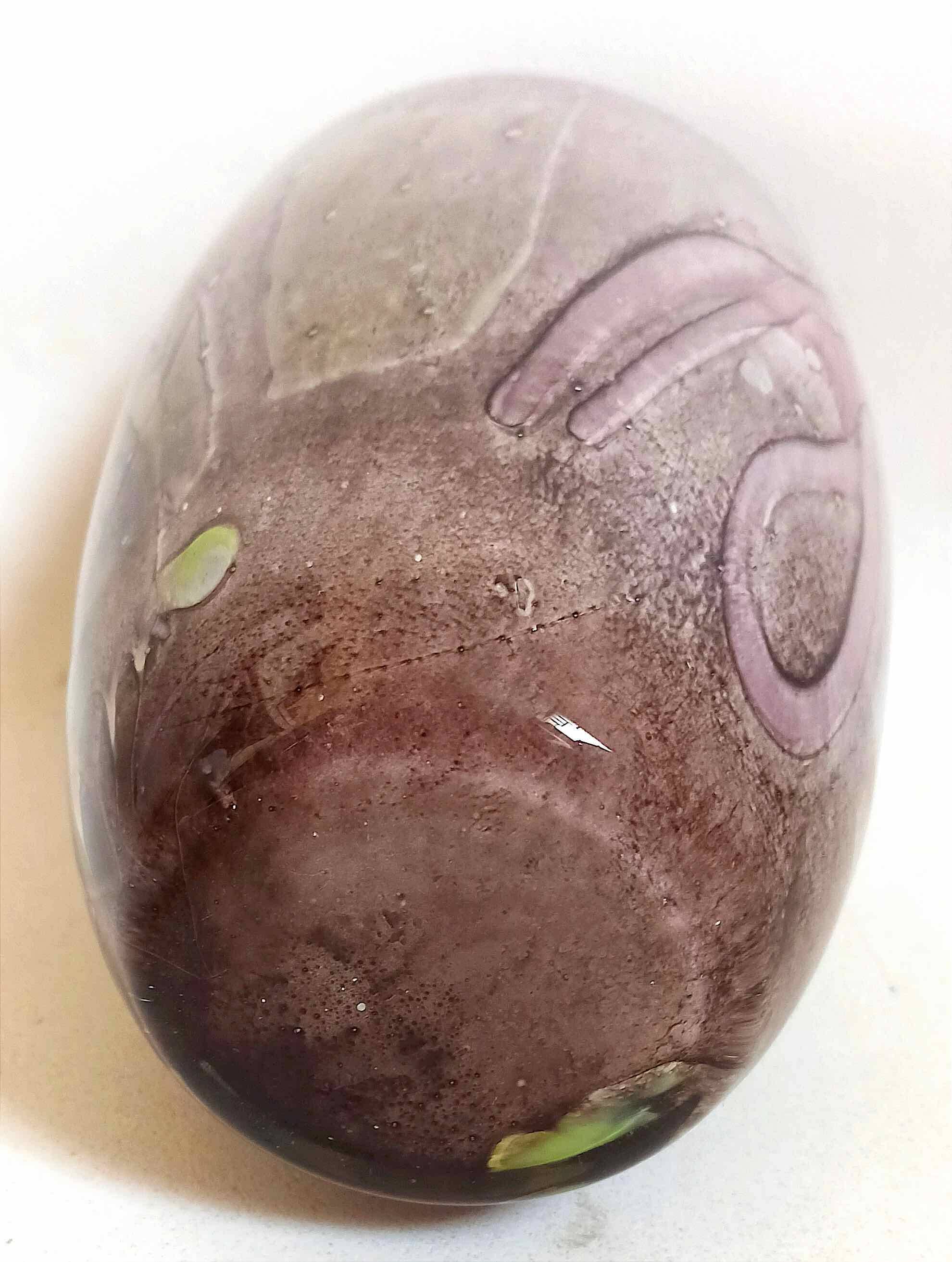 Vase signé La Rochère cristal Hauteur 25,8 cm