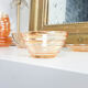 Gondolo coffee service in iridescent glass
