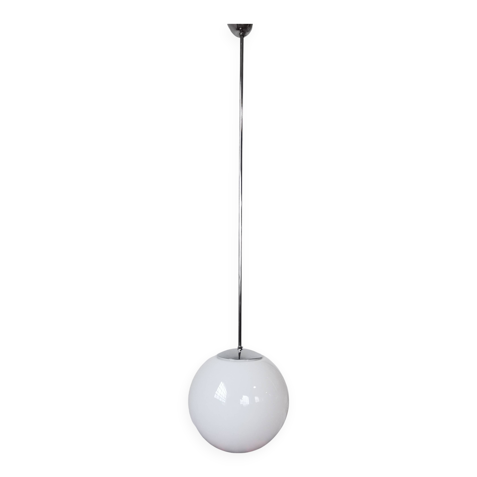 Technolumen white opaline ball pendant light