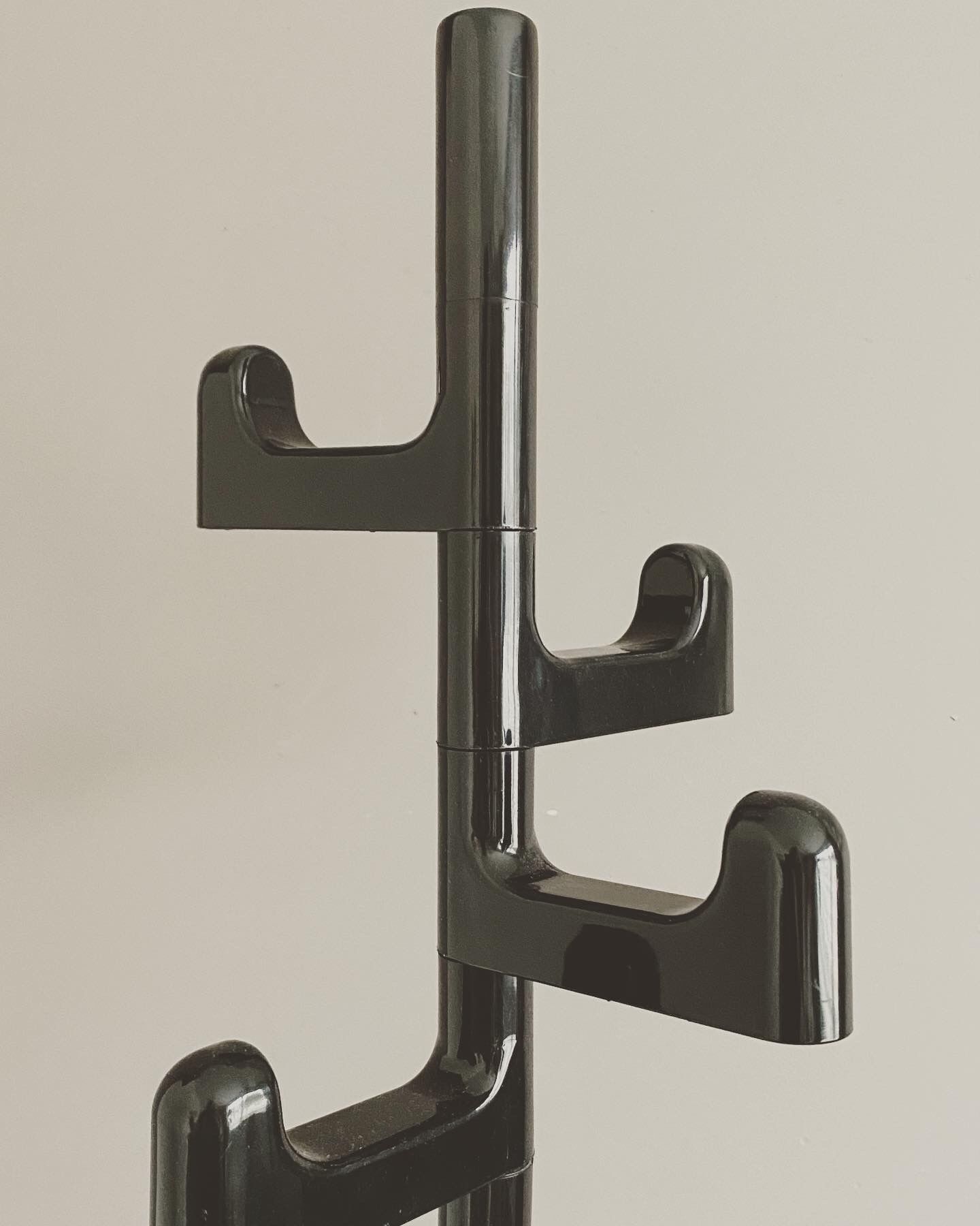 Vintage italian coat / towel rack by Makio Hasuike for gedy, 1980