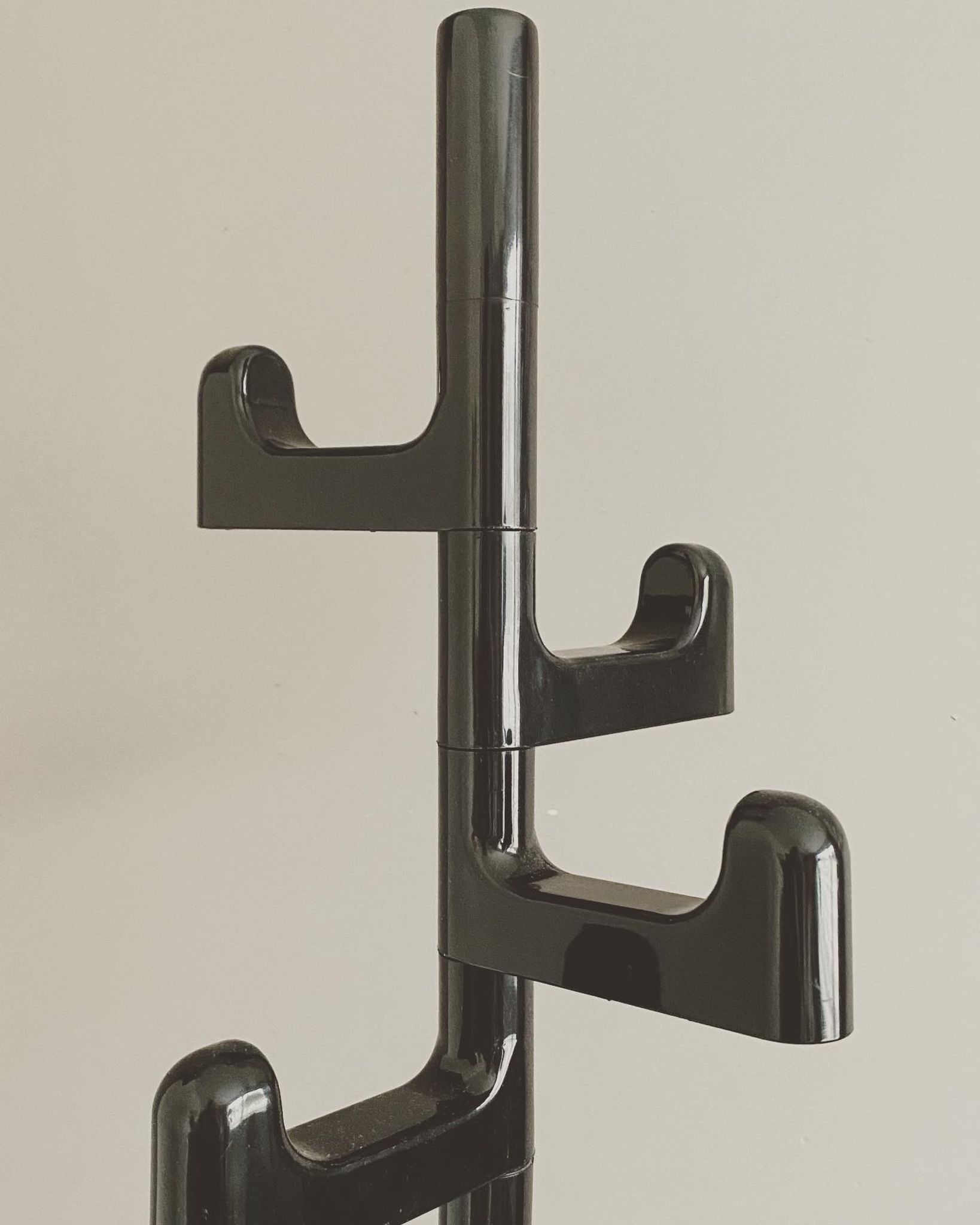 Vintage italian coat / towel rack by Makio Hasuike for gedy, 1980