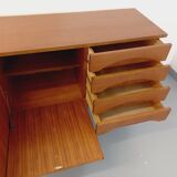 Vintage Scandinavian style teak row from the 60s
