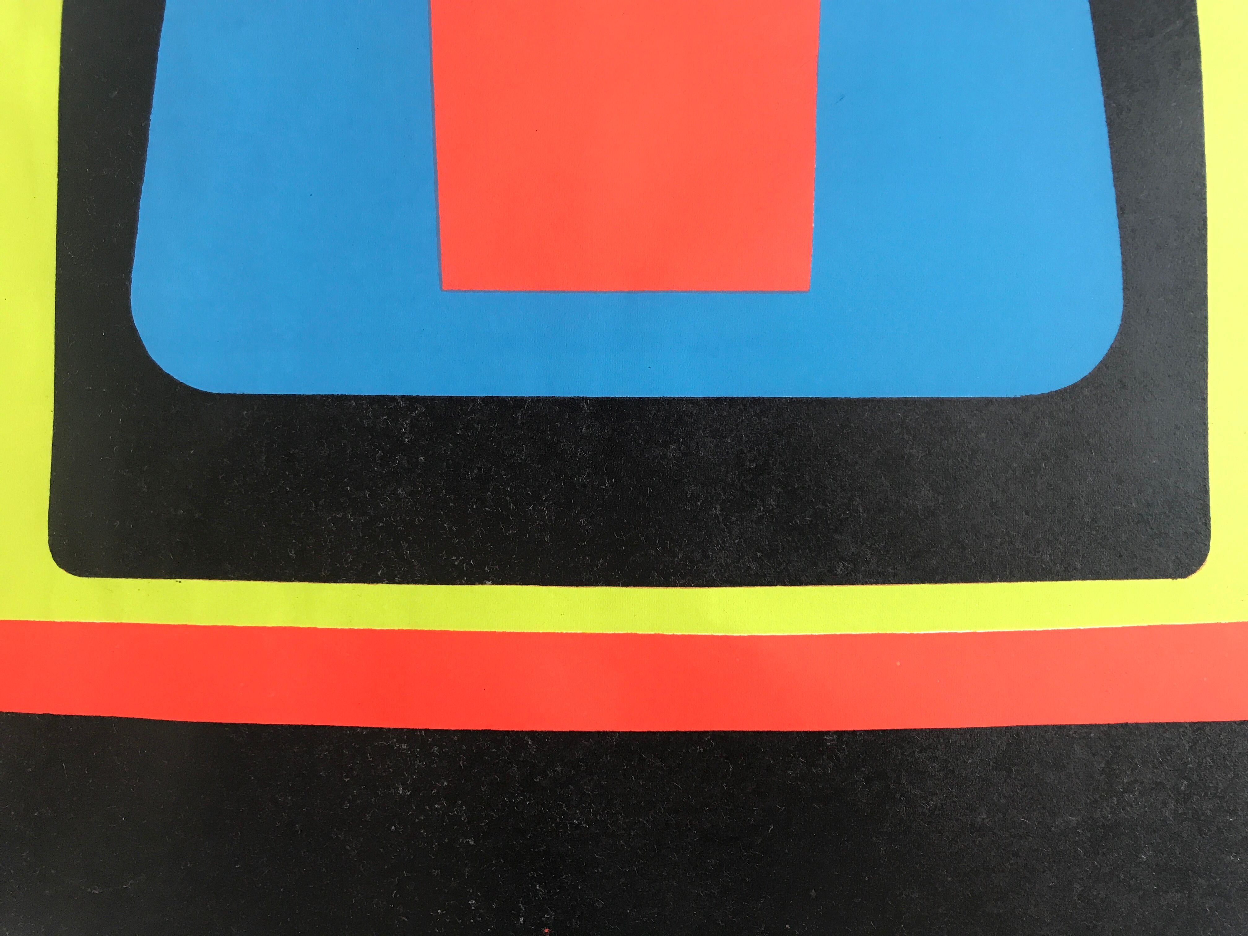 Original poster in lithograph by Jean DEWASNE, Salon de mai, 1969