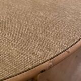 Small round rattan table