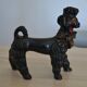 Caniche en céramique vintage