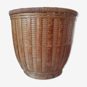 Bamboo fiber pot cover