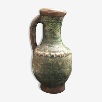 Moroccan ceramic jug 18th or 19th or 19th lead glaze