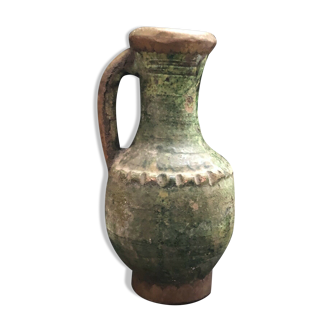 Moroccan ceramic jug 18th or 19th or 19th lead glaze