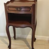 Set of 2 bedside tables in solid cherry wood