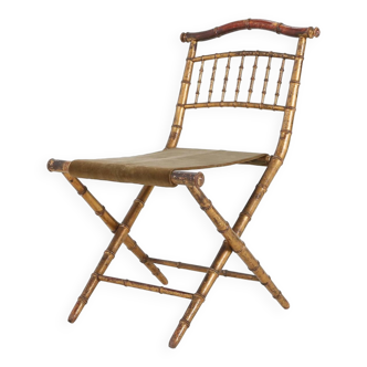 Chaise pliante ancienne 1850