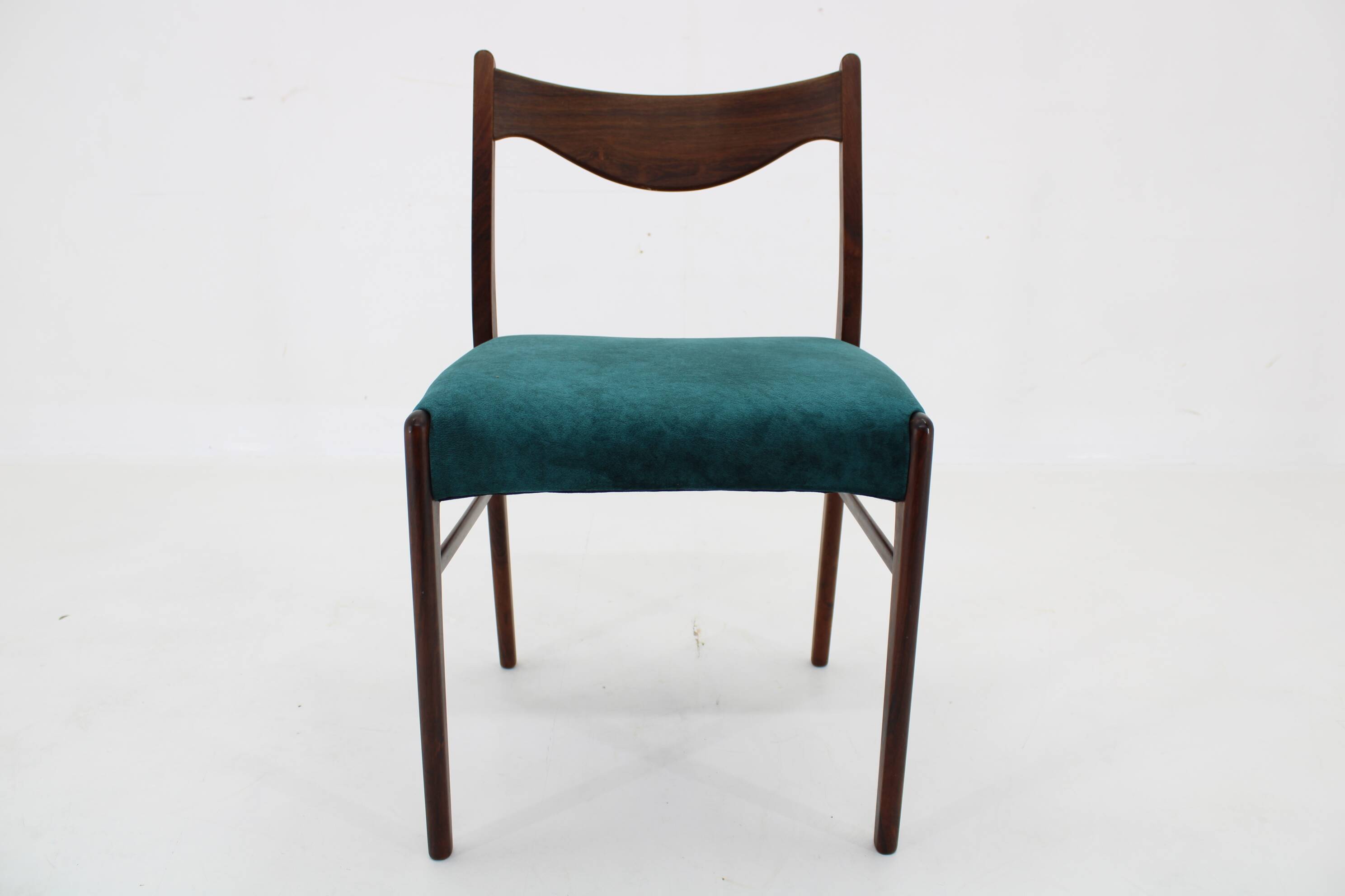 1960s Arne Wahl Iversen Set of Four Dining Chairs for Glyngøre Stolefabrik, Denmark