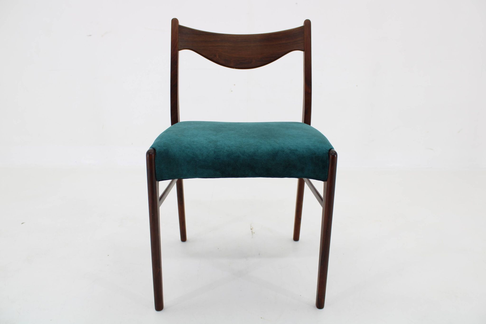 1960s Arne Wahl Iversen Set of Four Dining Chairs for Glyngøre Stolefabrik, Denmark