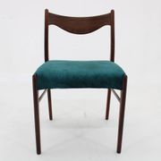 1960s Arne Wahl Iversen Set of Four Dining Chairs for Glyngøre Stolefabrik, Denmark