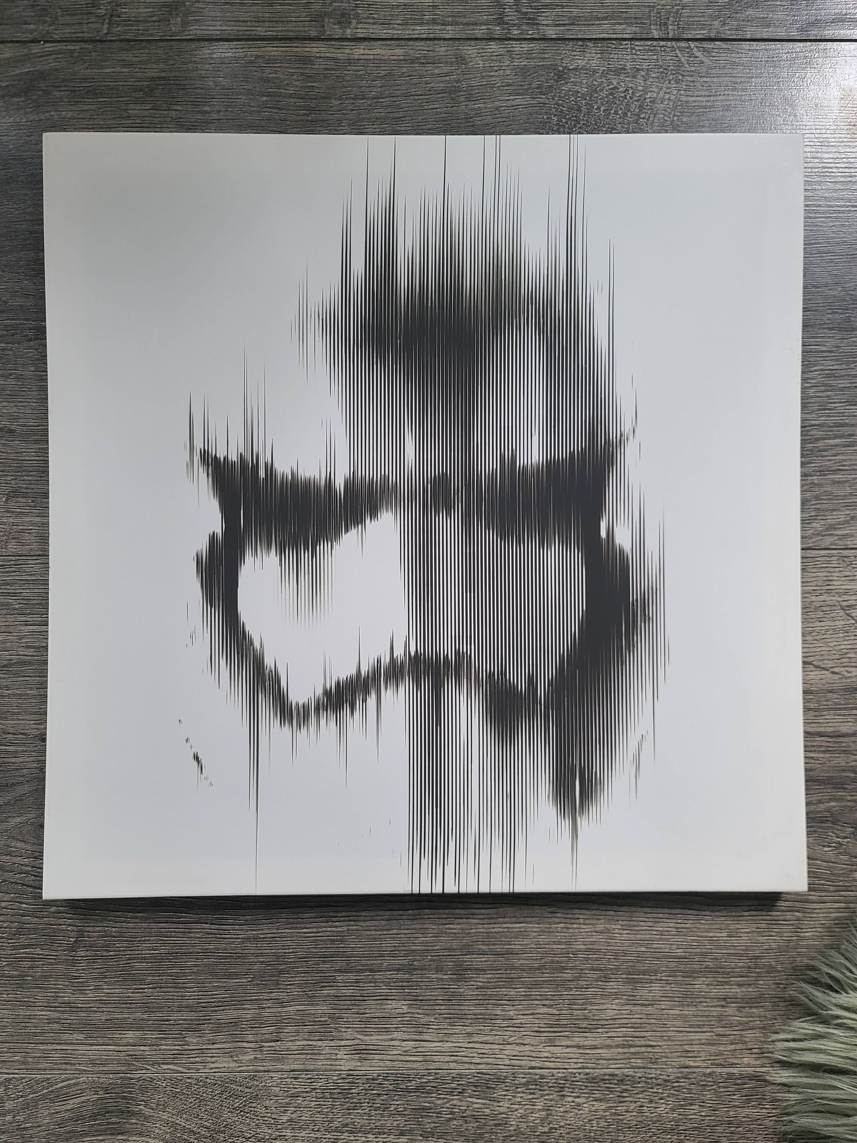 Painting on stretched canvas