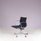 2000s desk chair model EA118, chrome base with black hopsack upholstery and aluminium armrests / Charles & Ray Eames / Vitra, Germany