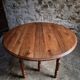Table à manger extensible vintage en chêne / Table à abattants – 1950s–1970s, France