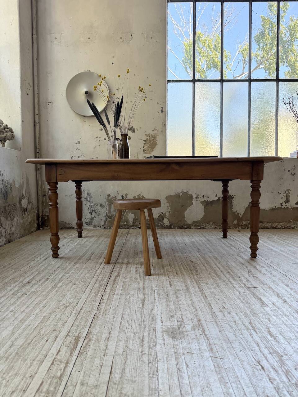 Walnut bistro farmhouse table 180cm