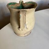 Vase pitcher 18th Italian glazed earth of Vietri Amalfi