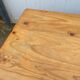 Large farmhouse dining room table 250cm in solid pine turned legs 1990