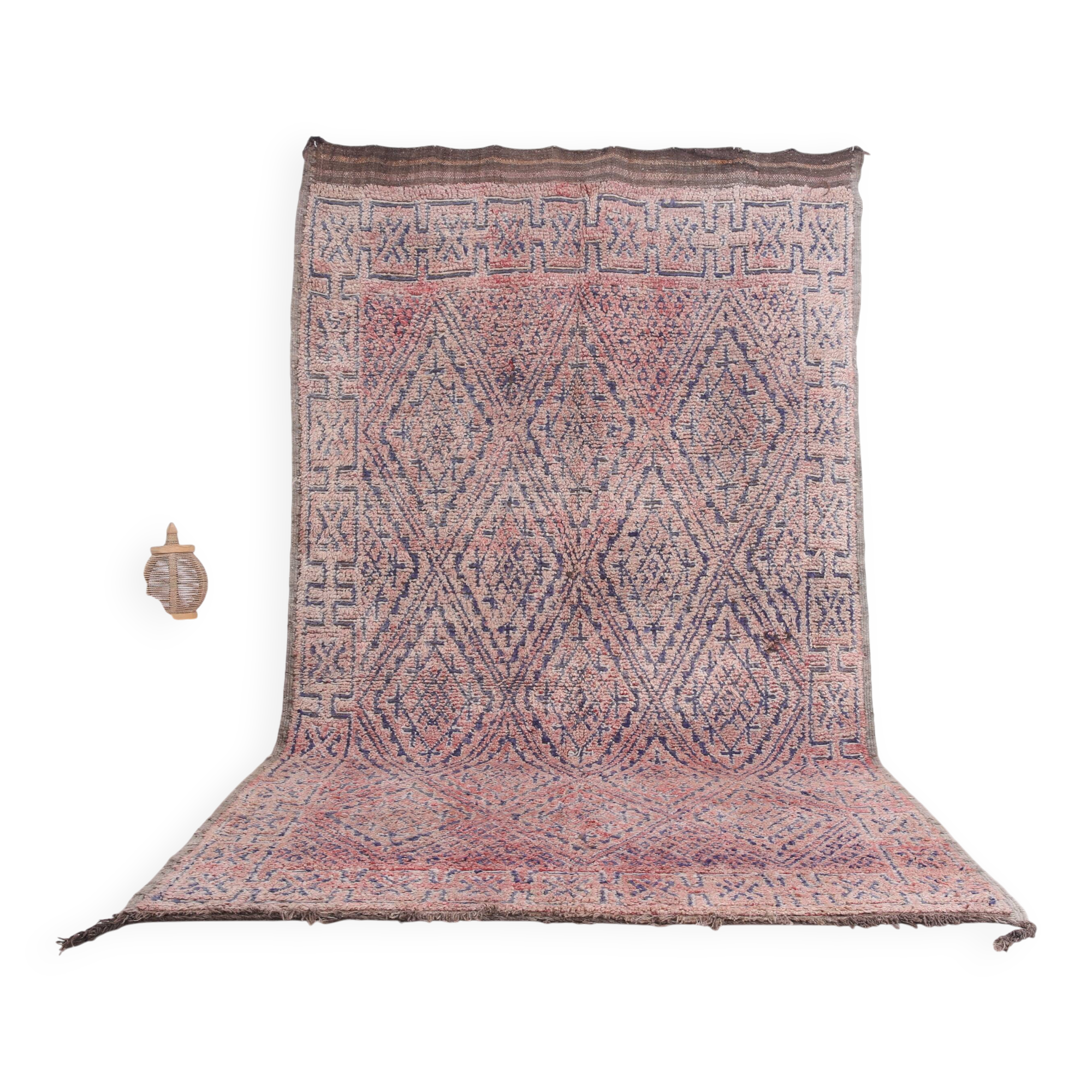 Vintage Moroccan Rug 5.8 x 11.2 ft - Moroccan rug - Berber rug handmade