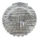 Vintage glass shell bowl