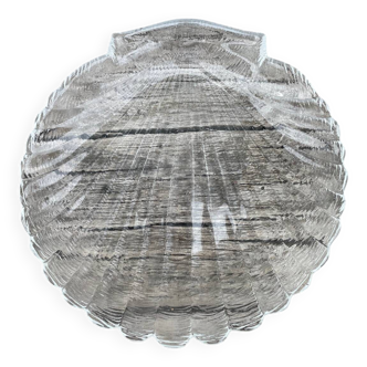 Coupelle coquillage en verre vintage