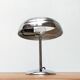 Art Deco table lamp in chrome and glass