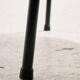 Teak chair with writing tablet