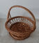 Corbeille panier en rotin osier vintage français