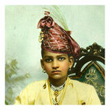Photographie ancienne colorée Rajasthan vers 1920