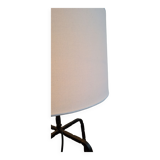 Brutalist wrought iron lamp