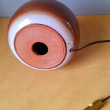 60s glazed ceramic lamp
