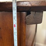 Grand coffre ancien en chêne massif – XIXe – belle patine d’origine