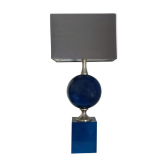 Philippe Barbier blue metal lamp