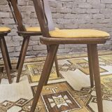 Set of 4 bistro chairs 1960