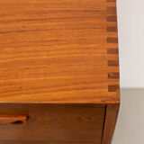 Commode danoise en teck par Peter Hvidt et Orla Mølgaard-Nielsen pour Soborg, 1950
