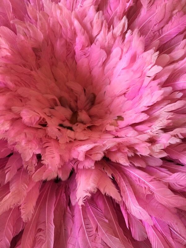 Juju Hat pink headdress 80cm