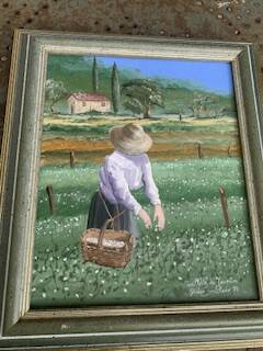 Tableau the jasmine harvest signed Didier Joculano 1993