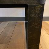 Vintage slate stone coffee table