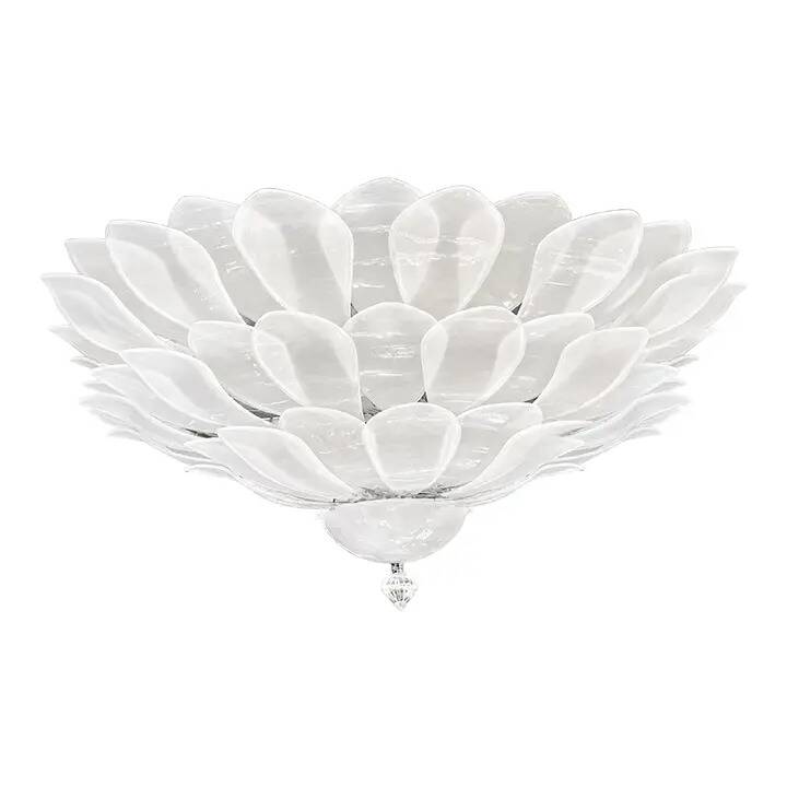 Artistic Contemporary Sanded Glass Flush Mount by SimoEng