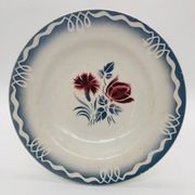 Set of 6 mismatched deep plates.