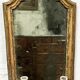 Paire ancienne de cadres de miroirs muraux en bois doré, XVIIIe siècle