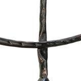 Wrought iron three-branched candle holder, 1950s