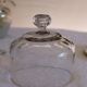 Carved crystal cheese bell